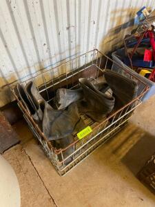 WIRE SHOE STORAGE BUCKET