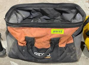 RIDGID TOOL BAG WITH CONTENTS