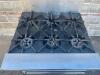 JADE RANGE SIX BURNER GAS RANGE W/ LOWER OVEN. - 4