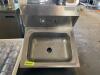 WALL MOUNTED STAINLESS HAND SINK - 2