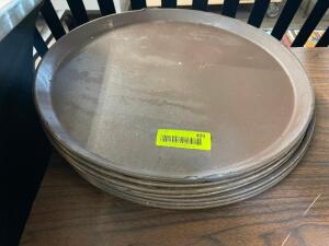 (6) 15" DRINK SERVING TRAYS