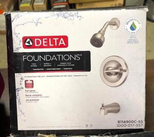 DELTA BRUSHED NICKEL SHOWER TRIM KIT