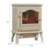 DESCRIPTION: (1) INFRARED QUARTZ ELECTRIC STOVE HEATER BRAND/MODEL: CHIMNEYFREE POWERHEAT #CFI-470-12-04 INFORMATION: CREAM RETAIL$: 70 SIZE: 17X10X23