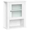 DESCRIPTION: (1) PRESCOTT WALL CABINET BRAND/MODEL: RIVER RIDGE / NEBRASKA FURNITURE MART INFORMATION: WHITE RETAIL$: $180.00 EA QTY: 1