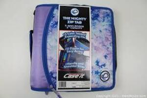 DESCRIPTION: (1) 3 RING BINDER BRAND/MODEL: THE MIGHTY ZIP TAB RETAIL$: $26.00 EA SIZE: 3" CAP QTY: 1