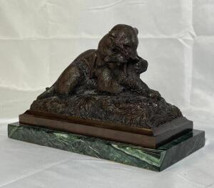 ALEXANDER PHIMISTER "PANTHER" BRONZE SCULPTURE