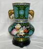 VINTAGE ASIAN CLOISONNE PORCELAIN VASE