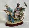 LLADRO PORCELAIN FIGURINE - "RIDE IN CHINA" / "RICKSHAW RIDE" / COPYRIGHT DAISA