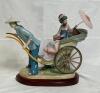 LLADRO PORCELAIN FIGURINE - "RIDE IN CHINA" / "RICKSHAW RIDE" / COPYRIGHT DAISA - 2