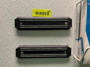 DESCRIPTION: (2) 6" MAGNETIC WALL RAILS LOCATION: KITCHEN THIS LOT IS: ONE MONEY QTY: 1