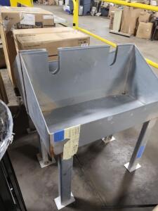 DESCRIPTION: (2) PART WASHING SINKS WITH DRAIN HOLES INFORMATION: GALVANIZED STEEL RETAIL$: $1059.00 EA SIZE: 26"H 42"L 68"W QTY: 2