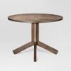 DESCRIPTION: (1) ROUND WOODEN TABLE TOP BRAND/MODEL: THRESHOLD BELL CANYON INFORMATION: ESPRESSO RETAIL$: $440.00 EA SIZE: JUST TABLE TOP QTY: 1