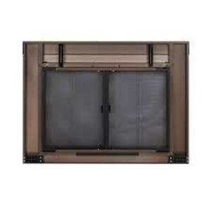 DESCRIPTION: (1) GLASS FIRESCREEN BURNISHED BRAND/MODEL: ABBERLY #AB-1052 INFORMATION: BRONZE RETAIL$: $339.33 EA QTY: 1