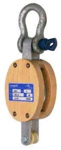 DESCRIPTION: (3) ROPE CABLE WOOD BRAND/MODEL: CAMPBELL #3001K INFORMATION: 1/2WR ROPE RETAIL$: $238.82 EA SIZE: 4", 1000 WORKING LOAD LIMIT QTY: 3