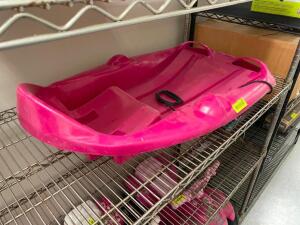 KIDS SNOW SLED IN PINK