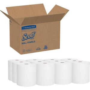DESCRIPTION: (1) CASE OF (6) ROLL TOWELSBRAND/MODEL: SCOTT #0100520RETAIL$: $68.44 TOTALSIZE: 8" X 400'QTY: 1