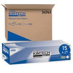 DESCRIPTION: (1) CASE OF (15) BOXES SCIENCE KIMWIPES BRAND/MODEL: KIMTECH #34743 RETAIL$: $163.21 TOTAL SIZE: 3 PLY, XL QTY: 1
