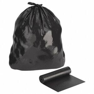 DESCRIPTION: (1) CASE OF (100) RECYCLED PLASTIC TRASH BAGS BRAND/MODEL: TOUGH GUY #38EU59 INFORMATION: BLACK RETAIL$: $142.59 EA SIZE: 55-60 GAL QTY: