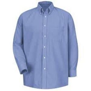 DESCRIPTION: (5) LONG SLEEVE WORK SHIRT BRAND/MODEL: RED KAP RETAIL$: $26.99 EA SIZE: 17-1/2-35 QTY: 5