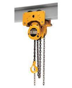 DESCRIPTION: (1) NAVY TROLLEY HOIST BRAND/MODEL: hARRINGTON #NODEL NTH RETAIL$: $1,086.00 EA SIZE: 5 TON CAPACITY QTY: 1