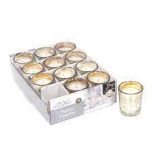 DESCRIPTION: (1) PACK OF (12) GOLD FILLER CANDLES BRAND/MODEL: WAY TO CELEBRATE INFORMATION: GOLD RETAIL$: $20.25 EA SIZE: 1 QTY: 1