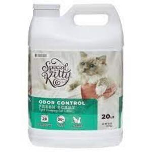 DESCRIPTION: (1) ODOR CONTROL TIGHT CLUMPING CAT LITTER BRAND/MODEL: SPECIAL KITTY RETAIL$: $10.00 EA SIZE: 20 LB QTY: 1