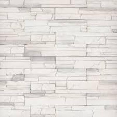 (30) SQ FT OF Terrado Veneto Snow Manufactured Stacked Stone Wall tile