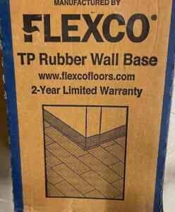 16 CT. BOX OF FLEXCO TP RUBBER WALL BASE
