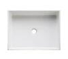 VERTICYL 19-13/16 IN. RECTANGLE UNDERMOUNT BATHROOM SINK IN WHITE WITH OVERFLOW DRAIN