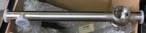 (5) - 38" SINGLE WALL STAINLESS STEEL TUBE WITH SIDEARM
