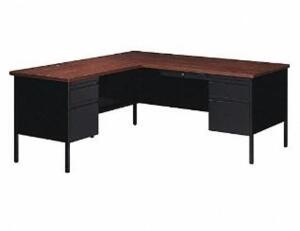 (1) HIRSH L-SHAPE CORNER DESK