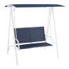 (1) MAINSTAYS CANOPY STEEL PORCH SWING