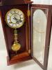 VINTAGE WALL MOUNTED GRANDFATHER CLOCK - 8