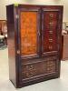 VINTAGE BERNHARDT "SHIBUI" COLLECTION - CHINOISERIE ROSEWOOD ARMOIRE / WARDROBE CABINET - 15