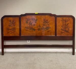 VINTAGE BERNHARDT "SHIBUI" COLLECTION - CHINOISERIE ROSEWOOD HEADBOARD - KING SIZE