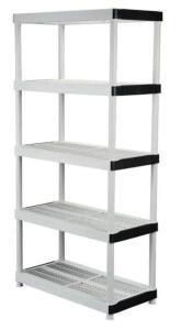 (1) KETER PLASTIC STORAGE SHELVING UNIT