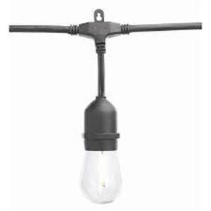 LARGE BOX OF 24-Light Indoor/Outdoor 48 ft. String Light with S14 Single Filament LED Bulbs - OPEN BOXES
