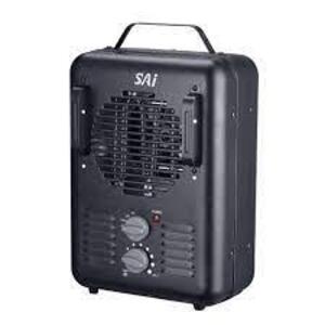 1,500-Walt Utility Milkhouse Fan-Forced Portable Heater with Thermostat