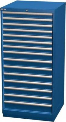 DESCRIPTION: (1) MODULAR STORAGE CABINET BRAND/MODEL: LISTA INFORMATION: BLUE RETAIL$: $4364.59 EA SIZE: 15 DRAWER QTY: 1