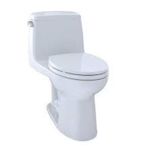 DESCRIPTION: (1) ONE PIECE TOILET ECO ULTRAMAX BRAND/MODEL: TOTO #CST854EL#11 INFORMATION: WHITE RETAIL$: $567.22 EA SIZE: 1.28 GPF QTY: 1