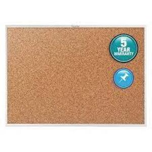 DESCRIPTION: (1) CORK BOARD BRAND/MODEL: QUARTET INFORMATION: ALUMINUM RETAIL$: $155.99 EA SIZE: 60" X 36" QTY: 1