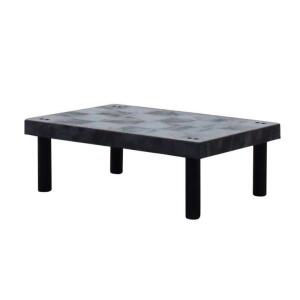 DESCRIPTION: (1) PLATFORM, SOLID SHELF INFORMATION: BLACK RETAIL$: $69.53 EA SIZE: 48" X 24" X 6" QTY: 1