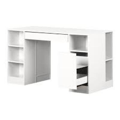 DESCRIPTION: (1) COUNTER-HEIGHT CRAFT TABLE BRAND/MODEL: SOUTH SHORE #500388016 INFORMATION: WHITE RETAIL$: $423.99 EA SIZE: 35.25"H x 53.25"W x 26.75