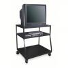 DESCRIPTION: (1) TV CART BRAND/MODEL: SANDUSKY #3NVF9 INFORMATION: WELDED STEEL RETAIL$: $450.95 EA SIZE: 40 IN MONITOR SIZE, CRT, 0 ADJ SHELVES, 44 I