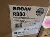 DESCRIPTION: (1) ULTRA PRO VENTILATION FAN BRAND/MODEL: BROAN #RB80 RETAIL$: $173.80 EA SIZE: 80 CFM QTY: 1 - 2