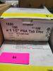 DESCRIPTION: (3) CASES OF (100) PSA TAB DISCS BRAND/MODEL: SIARON #7977.4537.0100 INFORMATION: PINK RETAIL$: $88.62 PER CASE SIZE: 3-1/2" QTY: 3 - 3