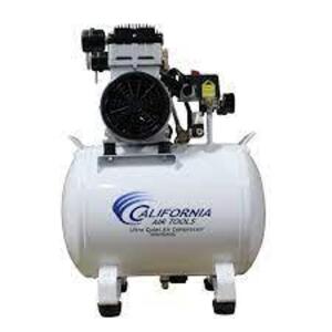 DESCRIPTION: (1) ULTRA QUIET AIR COMPRESSOR BRAND/MODEL: CALIFORNIA AIR TOOLS #1002CCHAD INFORMATION: WHITE RETAIL$: $560.00 EA SIZE: 220V QTY: 1