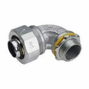 DESCRIPTION: (4) BOXES OF (10) 90 DEGREE ANGLE MALE CONNECTOR WITHOUT INSULATED THROAT BUSHING BRAND/MODEL: EATON #LT7590 RETAIL$: $12.50 PER CONNECTO