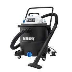 DESCRIPTION: (1) WET & DRY VACUUM BRAND/MODEL: HART/VOC608S-3702 INFORMATION: STAINLESS STEEL/CAPACITY: 6-GAL RETAIL$: $89.00 EA SIZE: 15.75'L X 15.75