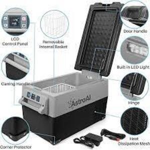 DESCRIPTION: (1) PORTABLE FREEZER BRAND/MODEL: ASTRO AI RETAIL$: $249.99 EA SIZE: 35 L QTY: 1